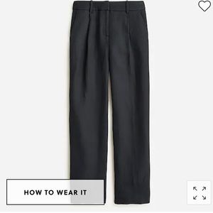Jcrew linen cupro trouser, new!